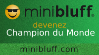 Michael joue au Minibluff